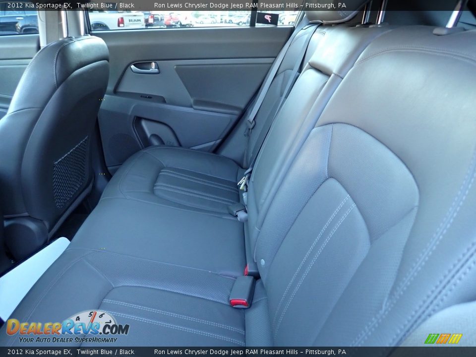 2012 Kia Sportage EX Twilight Blue / Black Photo #12