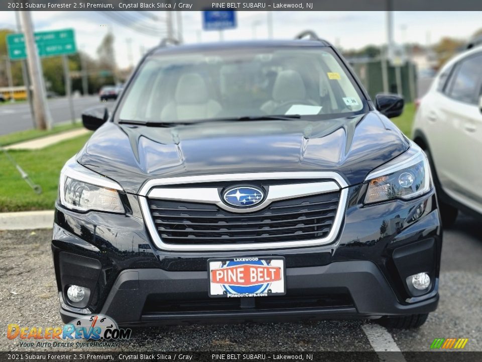 2021 Subaru Forester 2.5i Premium Crystal Black Silica / Gray Photo #2