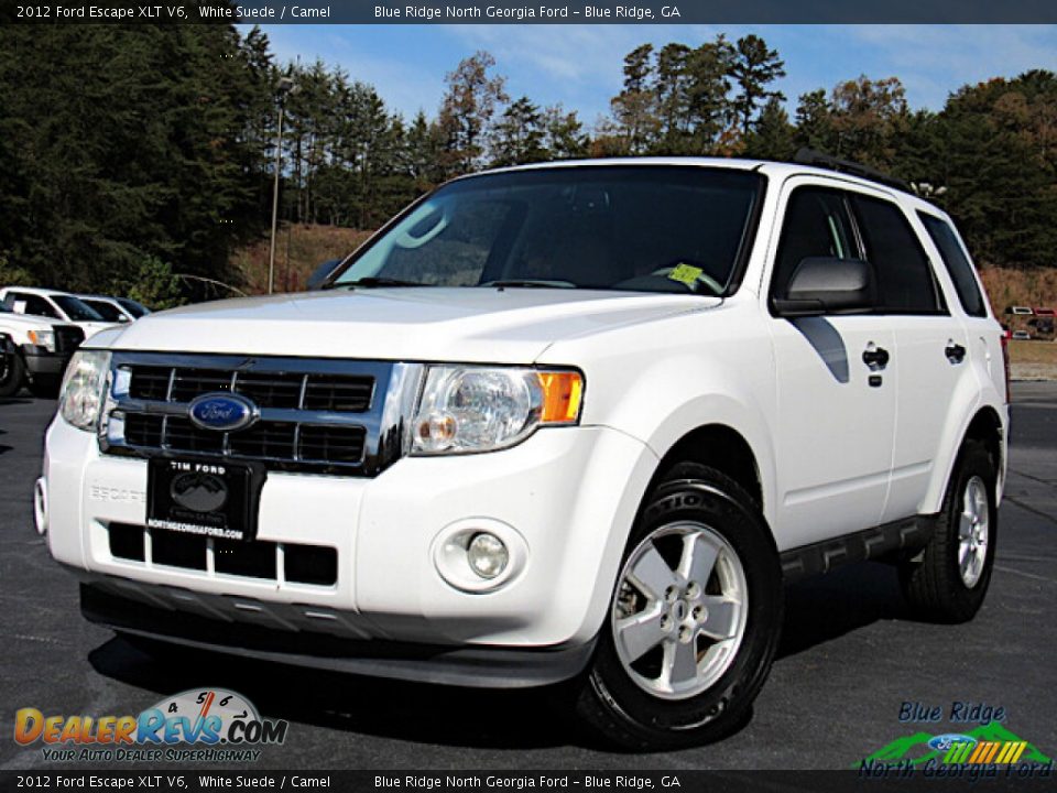 2012 Ford Escape XLT V6 White Suede / Camel Photo #1