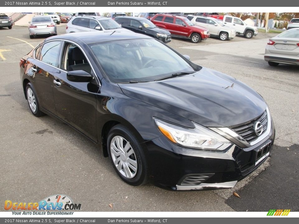 2017 Nissan Altima 2.5 S Super Black / Charcoal Photo #3