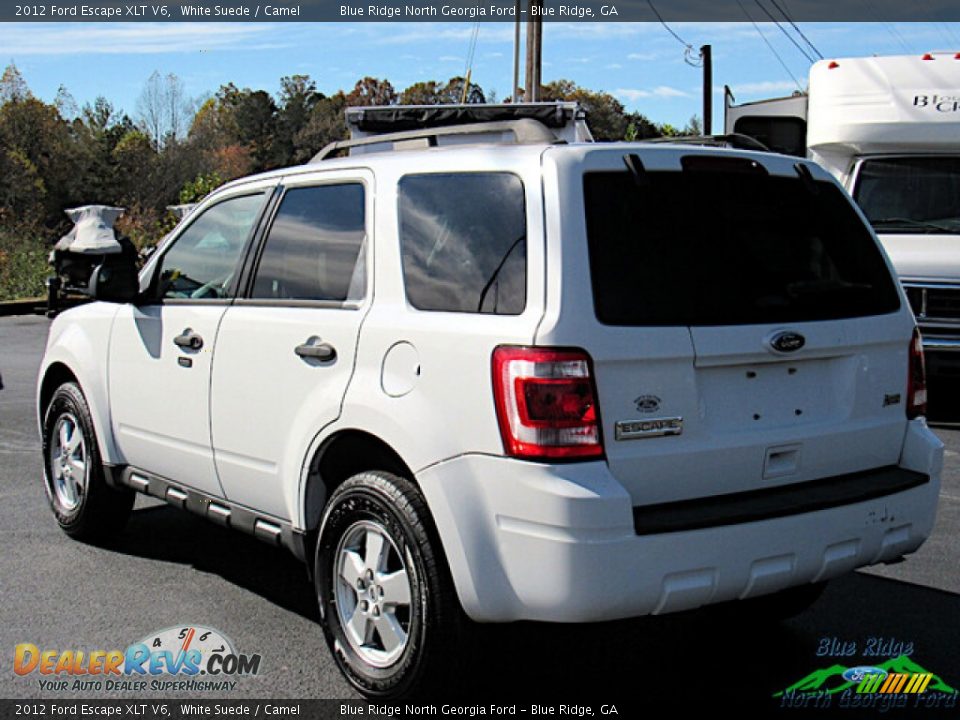 2012 Ford Escape XLT V6 White Suede / Camel Photo #3