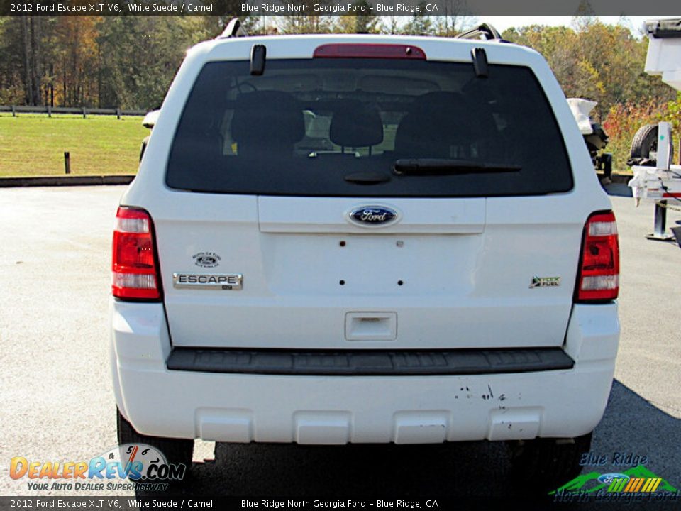 2012 Ford Escape XLT V6 White Suede / Camel Photo #4