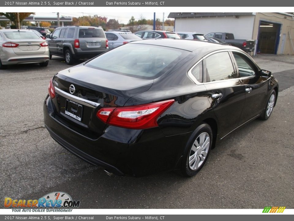 2017 Nissan Altima 2.5 S Super Black / Charcoal Photo #5