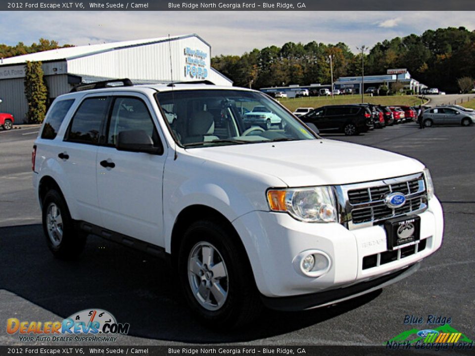 2012 Ford Escape XLT V6 White Suede / Camel Photo #7