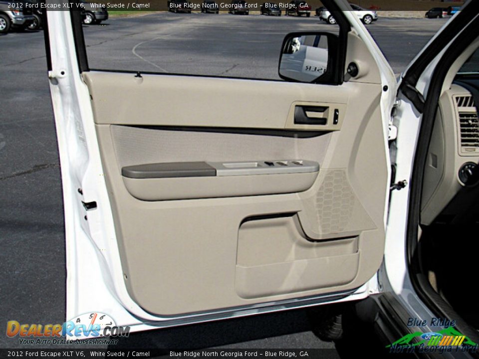 2012 Ford Escape XLT V6 White Suede / Camel Photo #10