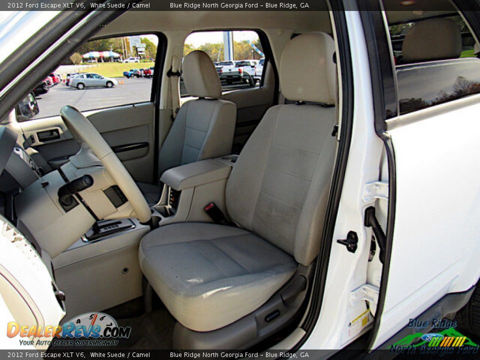 2012 Ford Escape XLT V6 White Suede / Camel Photo #11