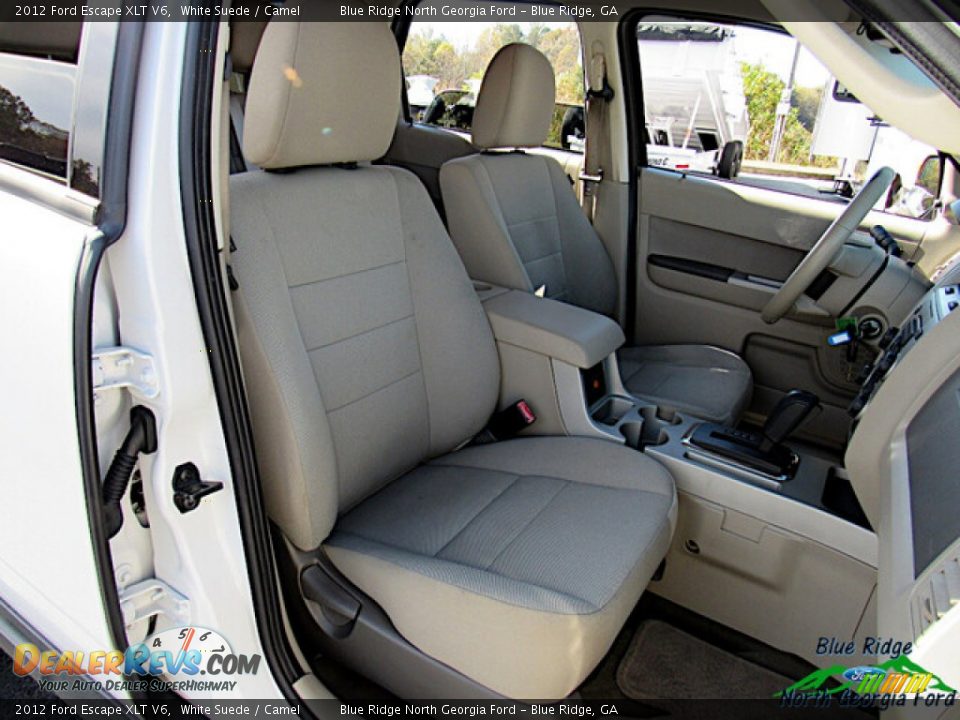 2012 Ford Escape XLT V6 White Suede / Camel Photo #12