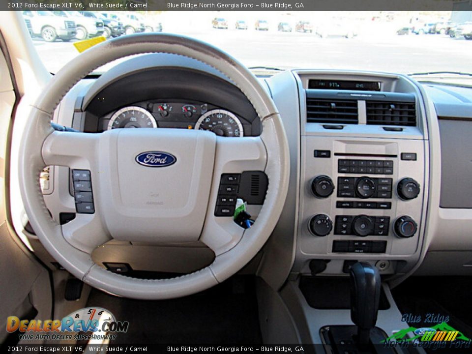 2012 Ford Escape XLT V6 White Suede / Camel Photo #15