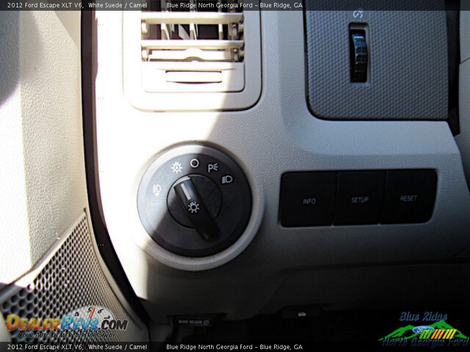 2012 Ford Escape XLT V6 White Suede / Camel Photo #19