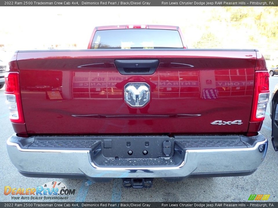 2022 Ram 2500 Tradesman Crew Cab 4x4 Delmonico Red Pearl / Black/Diesel Gray Photo #4