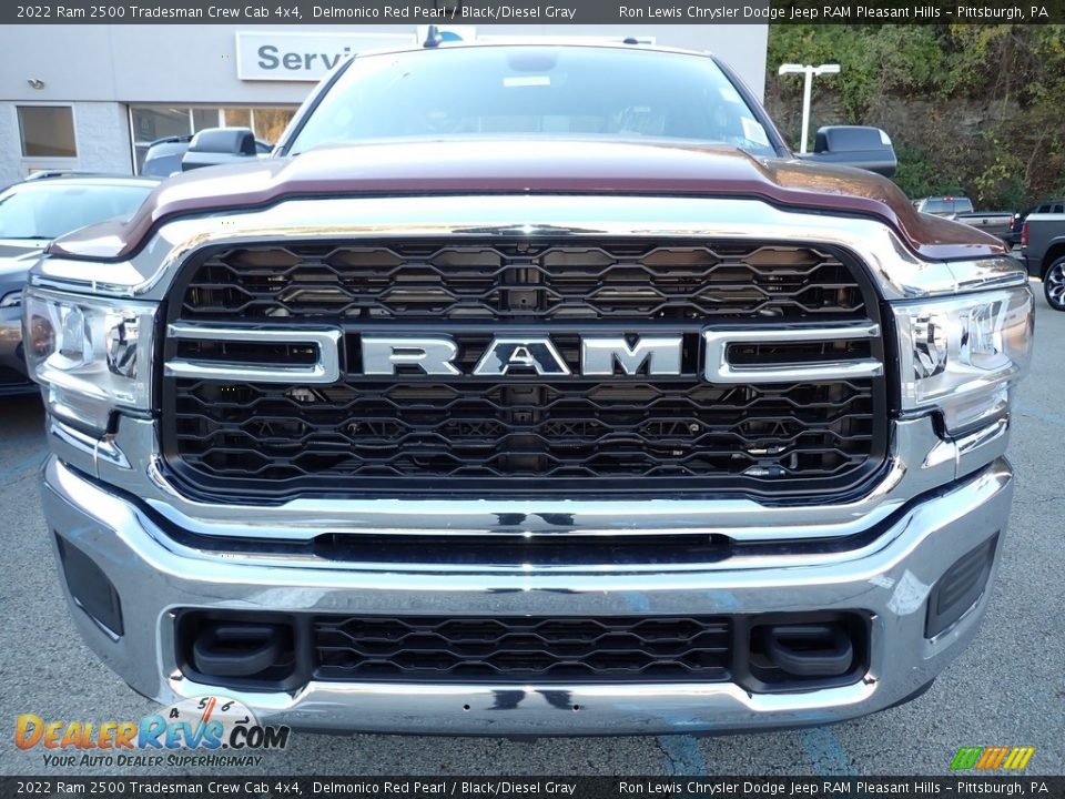 2022 Ram 2500 Tradesman Crew Cab 4x4 Delmonico Red Pearl / Black/Diesel Gray Photo #5