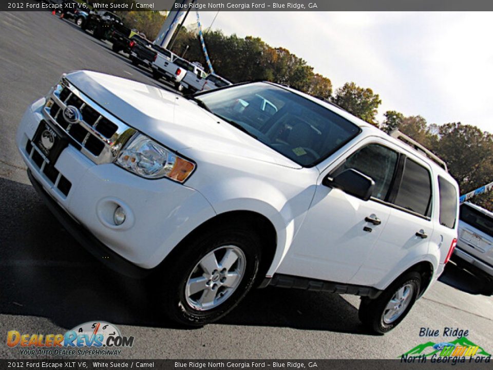 2012 Ford Escape XLT V6 White Suede / Camel Photo #22