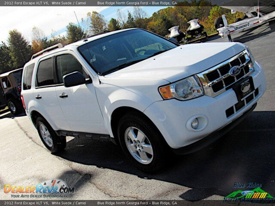 2012 Ford Escape XLT V6 White Suede / Camel Photo #23