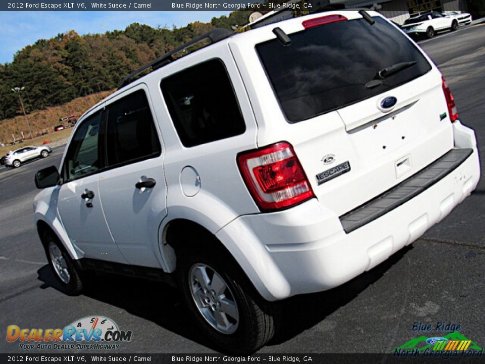 2012 Ford Escape XLT V6 White Suede / Camel Photo #25