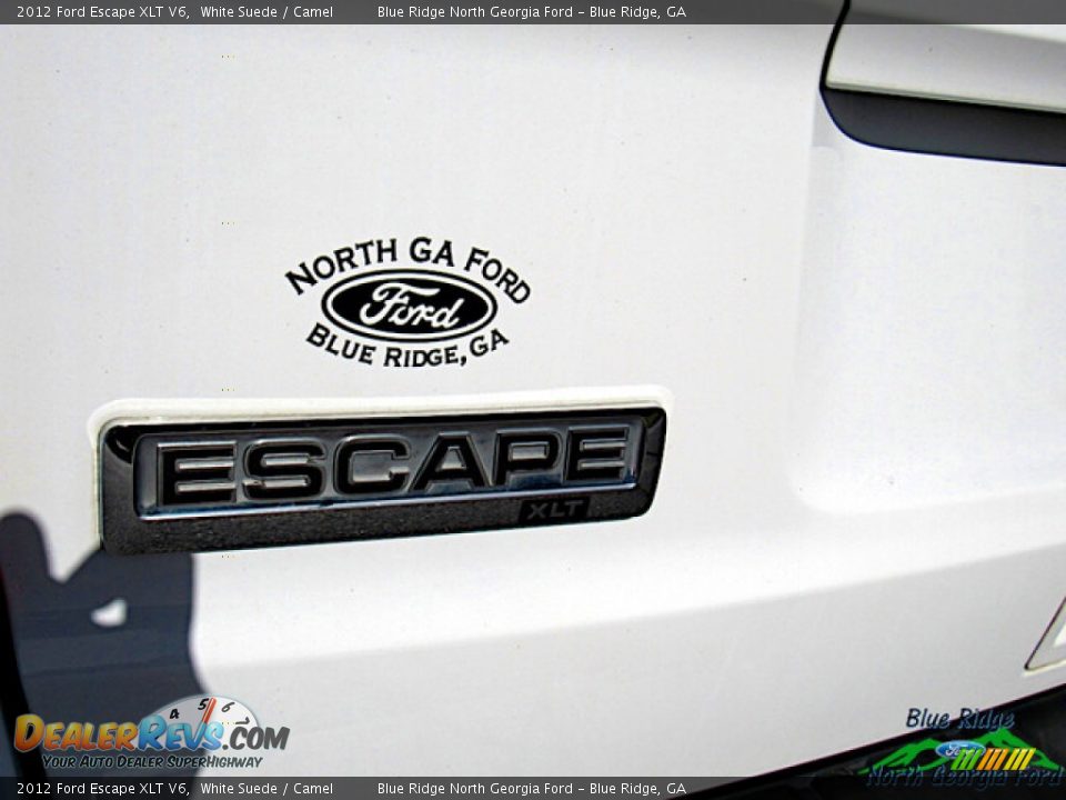 2012 Ford Escape XLT V6 White Suede / Camel Photo #26