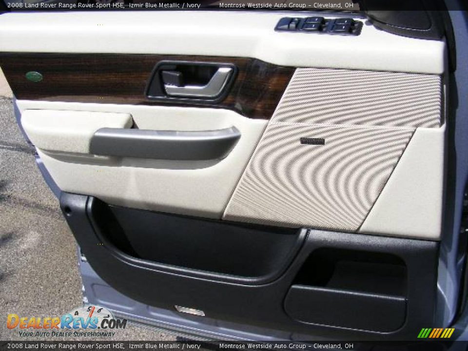 2008 Land Rover Range Rover Sport HSE Izmir Blue Metallic / Ivory Photo #28