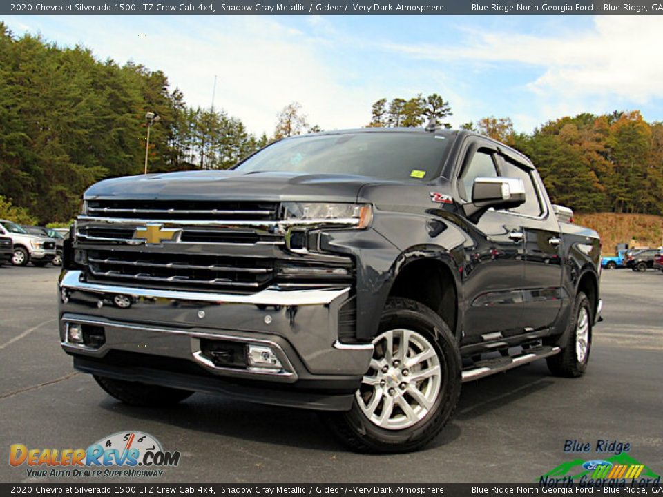 2020 Chevrolet Silverado 1500 LTZ Crew Cab 4x4 Shadow Gray Metallic / Gideon/­Very Dark Atmosphere Photo #1