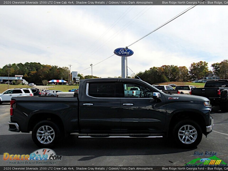 2020 Chevrolet Silverado 1500 LTZ Crew Cab 4x4 Shadow Gray Metallic / Gideon/­Very Dark Atmosphere Photo #6