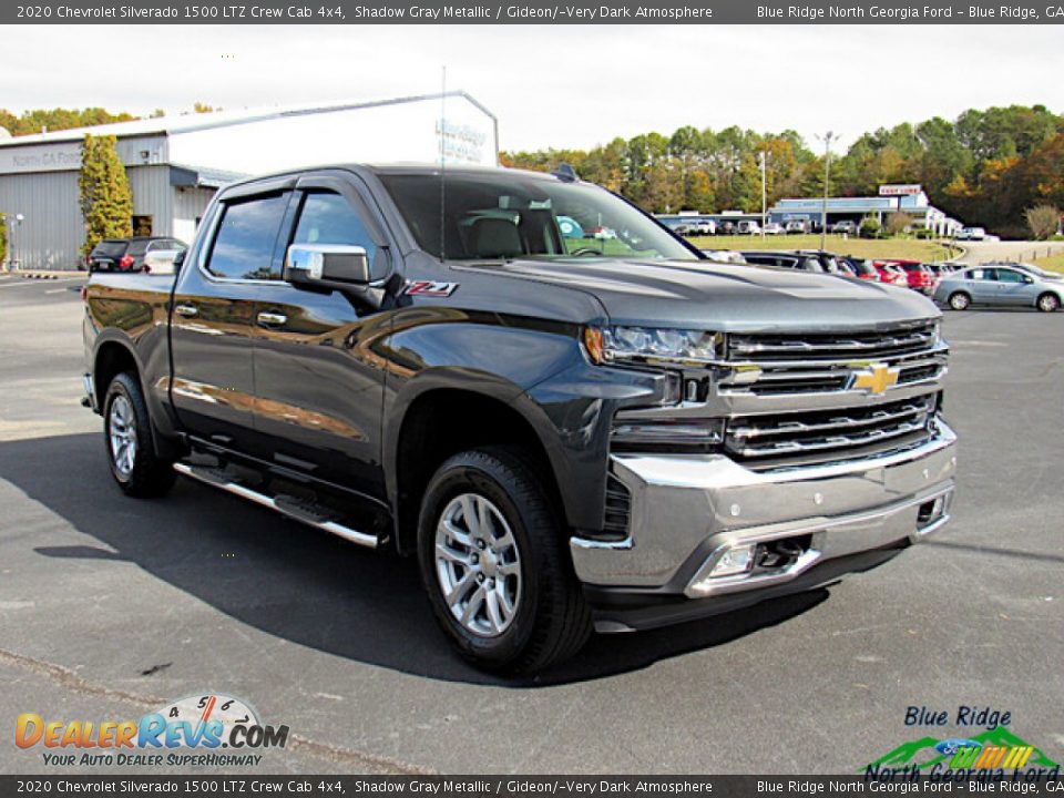 2020 Chevrolet Silverado 1500 LTZ Crew Cab 4x4 Shadow Gray Metallic / Gideon/­Very Dark Atmosphere Photo #7