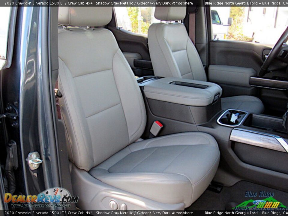 2020 Chevrolet Silverado 1500 LTZ Crew Cab 4x4 Shadow Gray Metallic / Gideon/­Very Dark Atmosphere Photo #12
