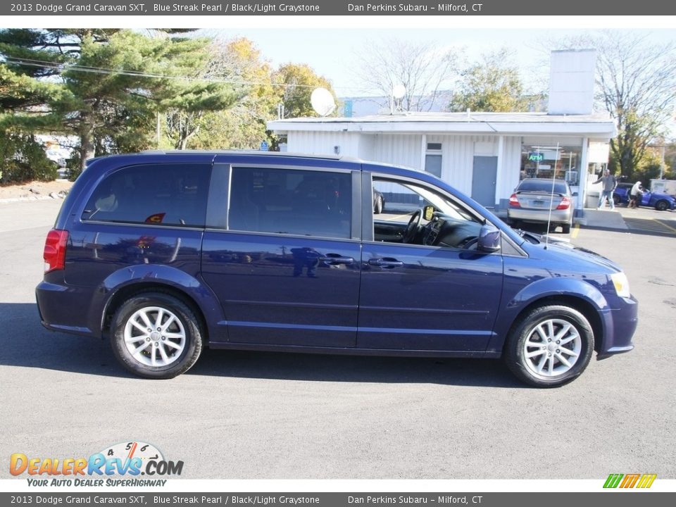 2013 Dodge Grand Caravan SXT Blue Streak Pearl / Black/Light Graystone Photo #4