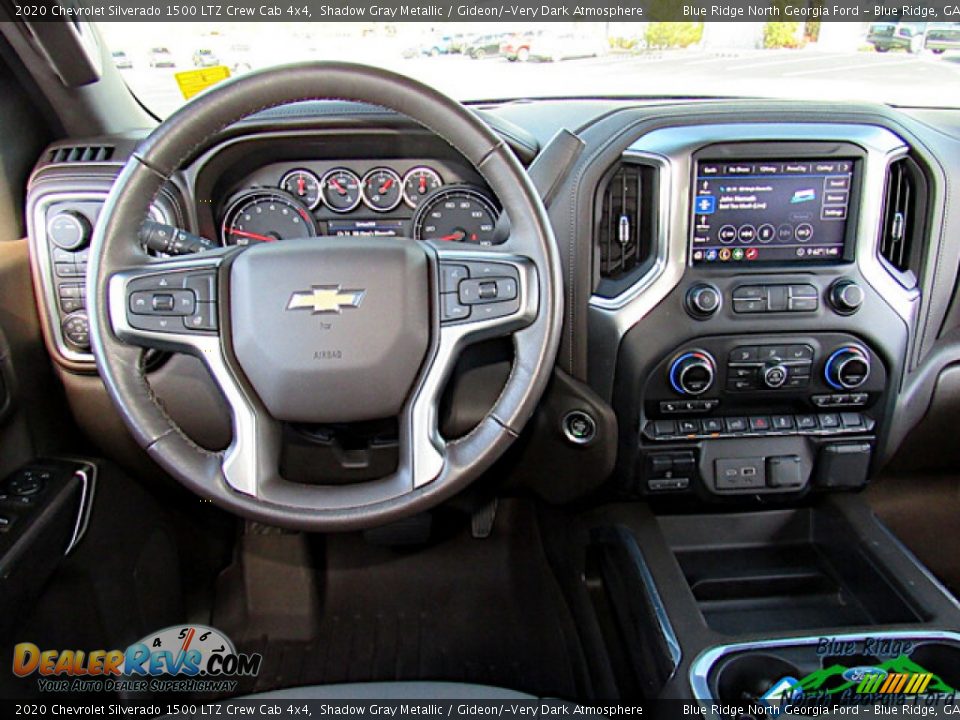 2020 Chevrolet Silverado 1500 LTZ Crew Cab 4x4 Shadow Gray Metallic / Gideon/­Very Dark Atmosphere Photo #14