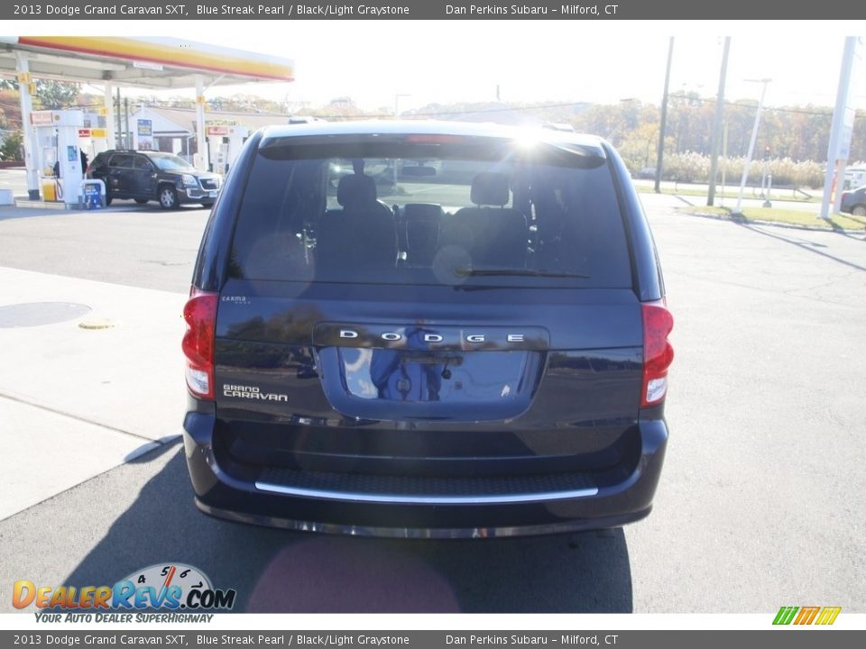 2013 Dodge Grand Caravan SXT Blue Streak Pearl / Black/Light Graystone Photo #6
