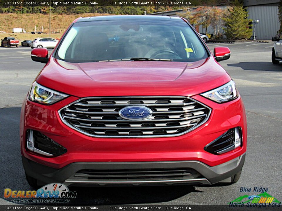 2020 Ford Edge SEL AWD Rapid Red Metallic / Ebony Photo #8