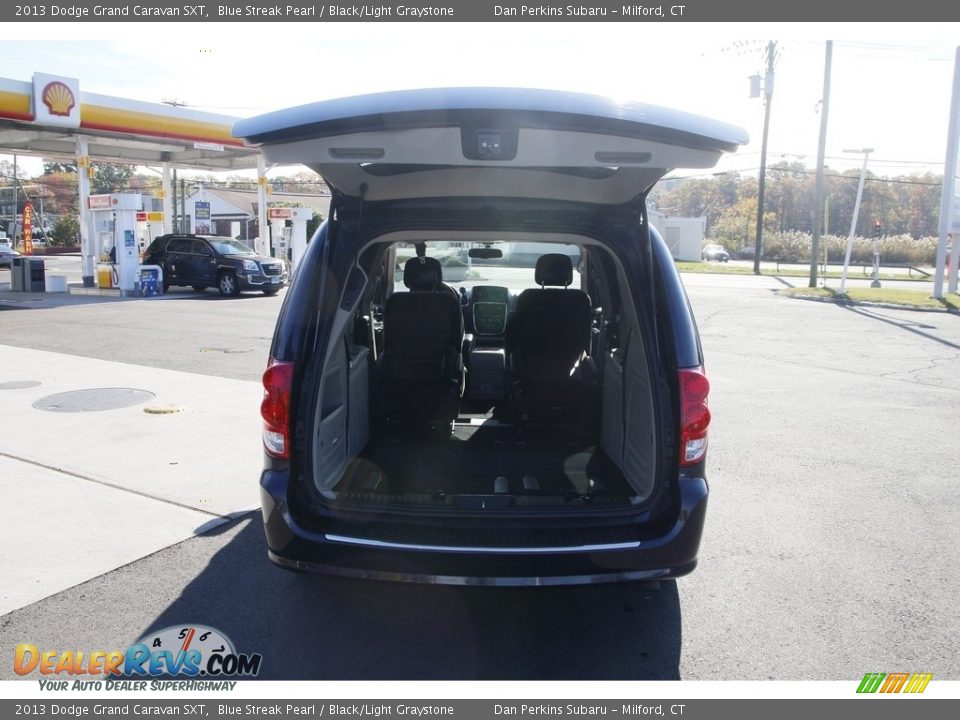 2013 Dodge Grand Caravan SXT Blue Streak Pearl / Black/Light Graystone Photo #12