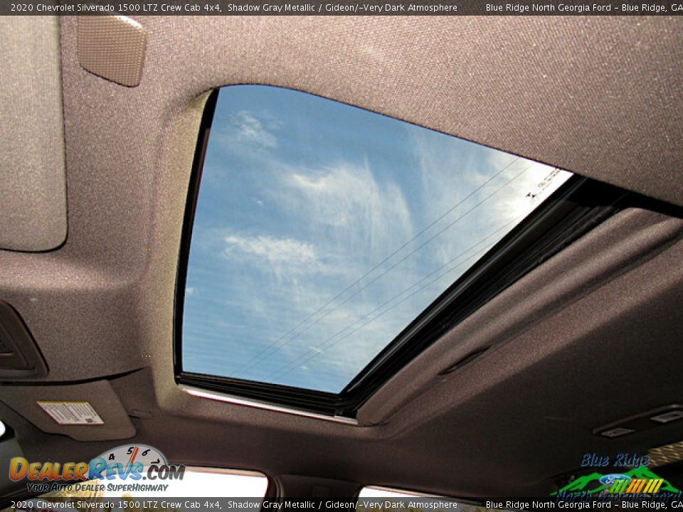 2020 Chevrolet Silverado 1500 LTZ Crew Cab 4x4 Shadow Gray Metallic / Gideon/­Very Dark Atmosphere Photo #22