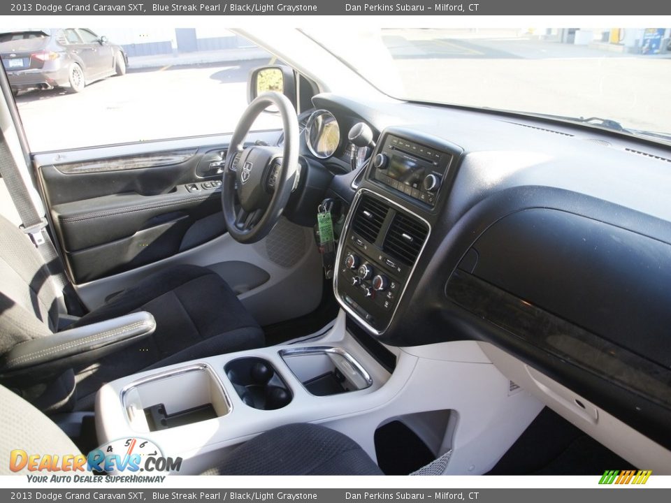 2013 Dodge Grand Caravan SXT Blue Streak Pearl / Black/Light Graystone Photo #14