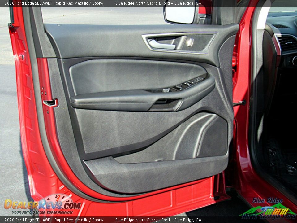 2020 Ford Edge SEL AWD Rapid Red Metallic / Ebony Photo #10
