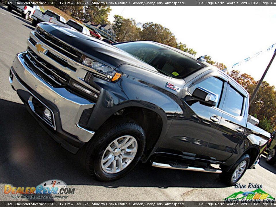 2020 Chevrolet Silverado 1500 LTZ Crew Cab 4x4 Shadow Gray Metallic / Gideon/­Very Dark Atmosphere Photo #25