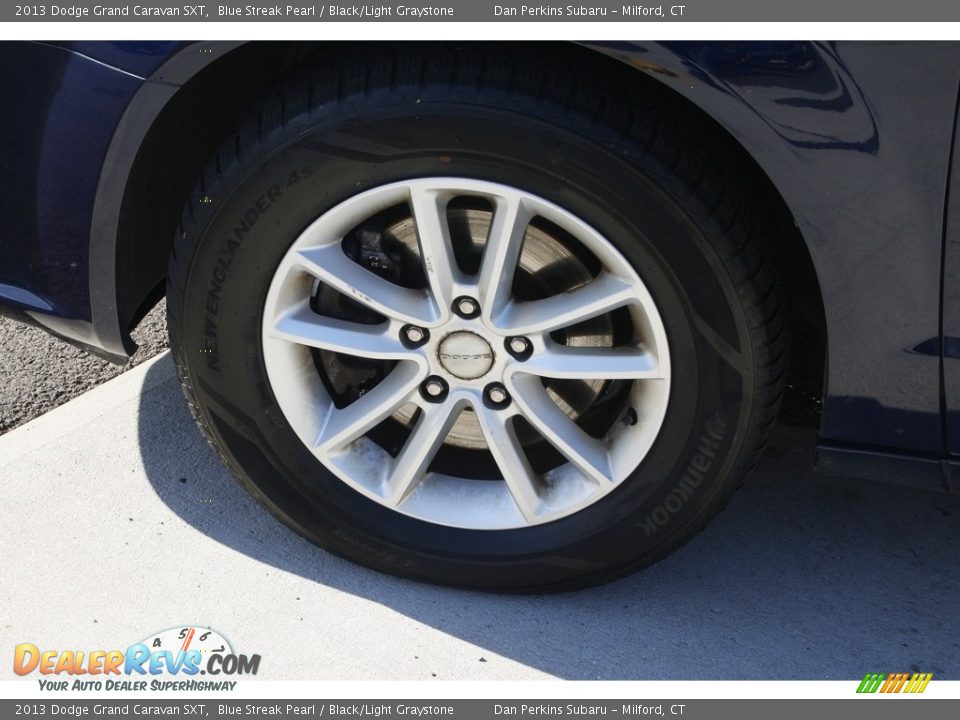 2013 Dodge Grand Caravan SXT Blue Streak Pearl / Black/Light Graystone Photo #16