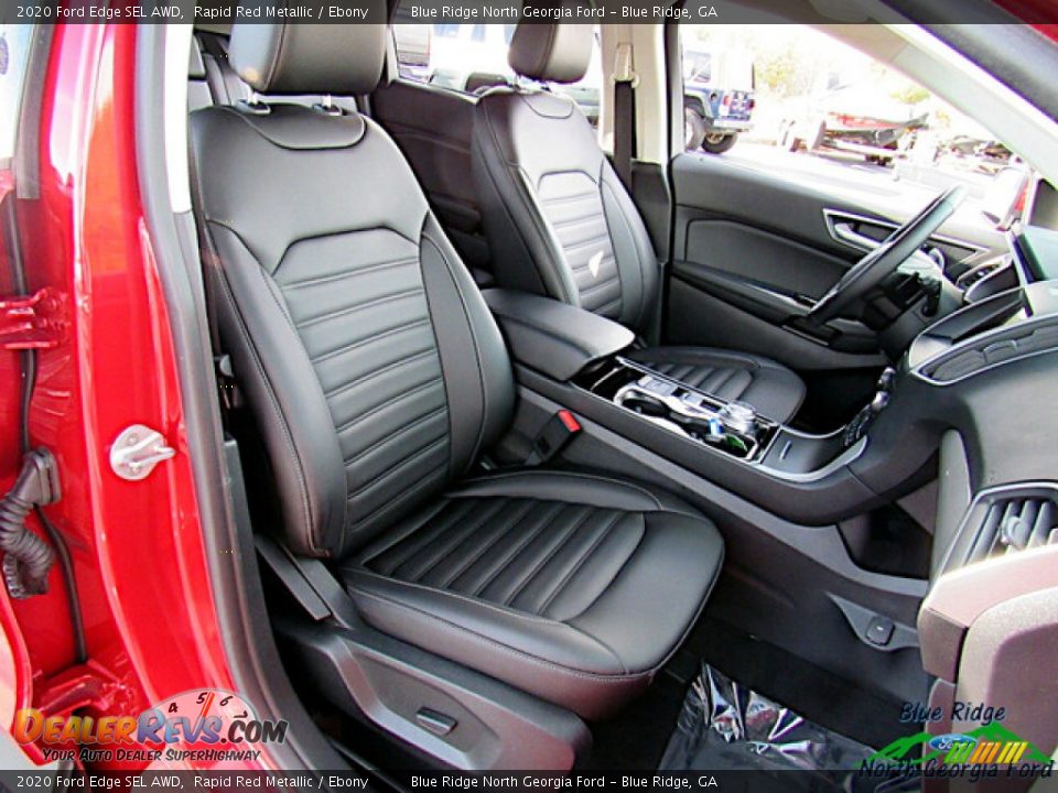 2020 Ford Edge SEL AWD Rapid Red Metallic / Ebony Photo #12