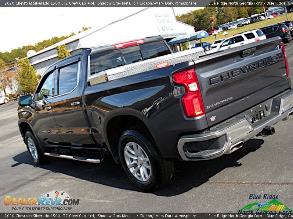 2020 Chevrolet Silverado 1500 LTZ Crew Cab 4x4 Shadow Gray Metallic / Gideon/­Very Dark Atmosphere Photo #28