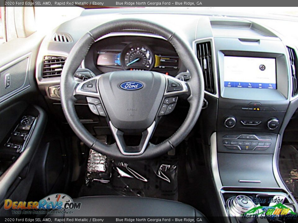 2020 Ford Edge SEL AWD Rapid Red Metallic / Ebony Photo #17