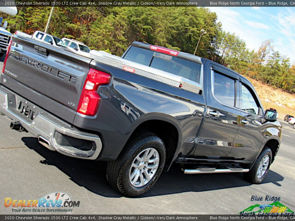 2020 Chevrolet Silverado 1500 LTZ Crew Cab 4x4 Shadow Gray Metallic / Gideon/­Very Dark Atmosphere Photo #32