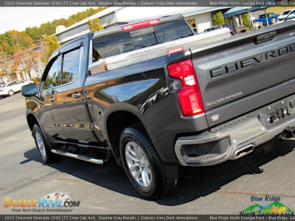 2020 Chevrolet Silverado 1500 LTZ Crew Cab 4x4 Shadow Gray Metallic / Gideon/­Very Dark Atmosphere Photo #33