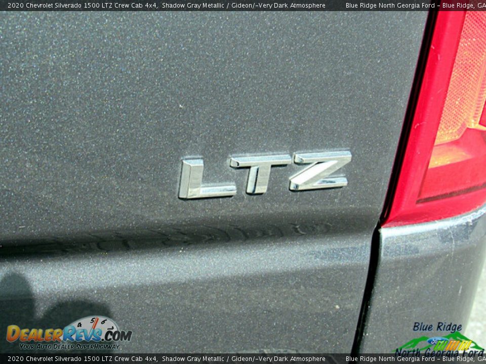 2020 Chevrolet Silverado 1500 LTZ Crew Cab 4x4 Shadow Gray Metallic / Gideon/­Very Dark Atmosphere Photo #35