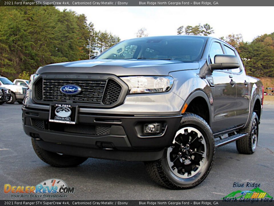 2021 Ford Ranger STX SuperCrew 4x4 Carbonized Gray Metallic / Ebony Photo #1