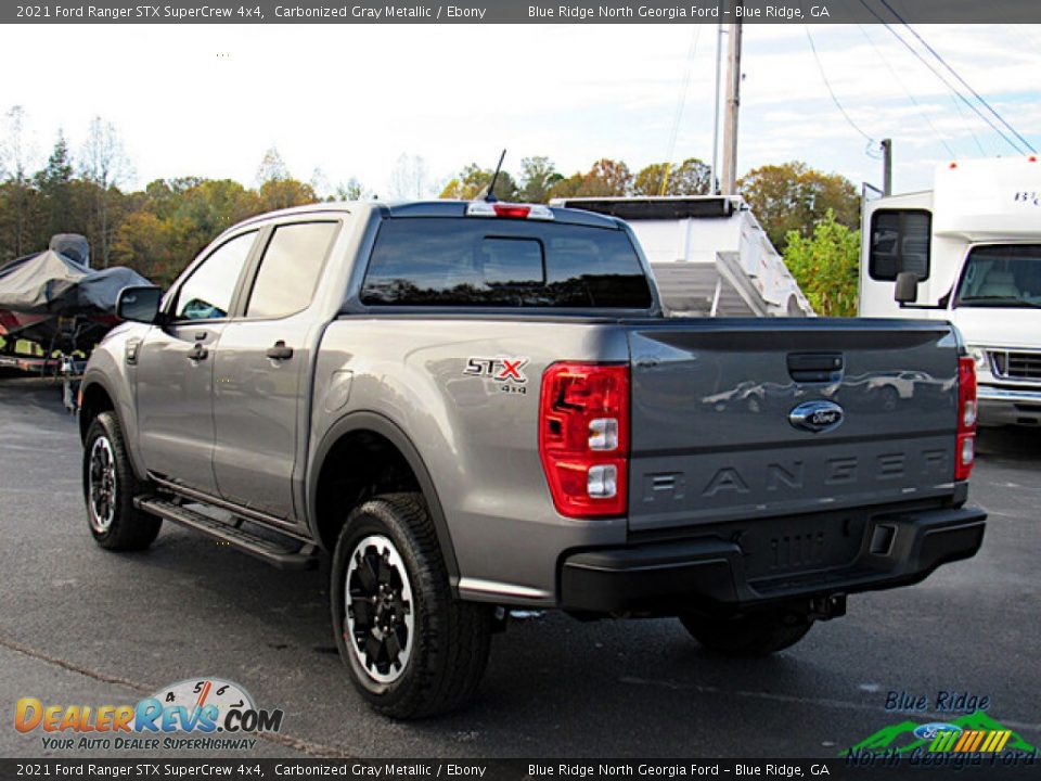 2021 Ford Ranger STX SuperCrew 4x4 Carbonized Gray Metallic / Ebony Photo #3