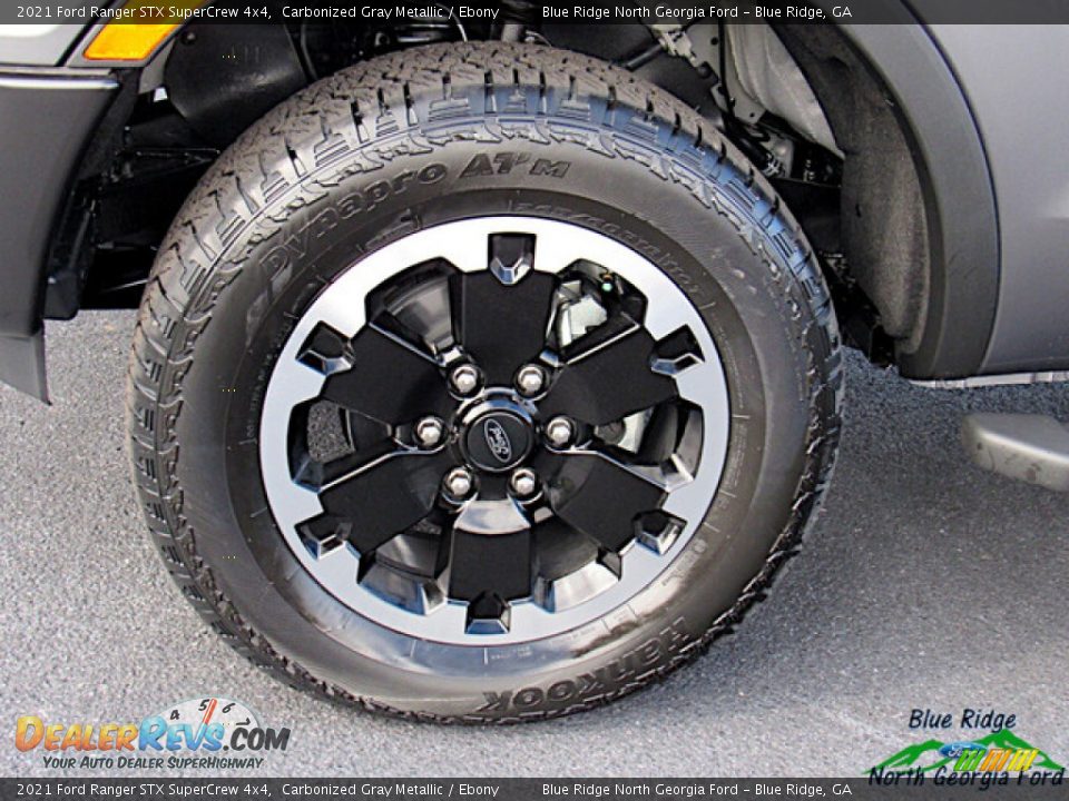 2021 Ford Ranger STX SuperCrew 4x4 Carbonized Gray Metallic / Ebony Photo #9