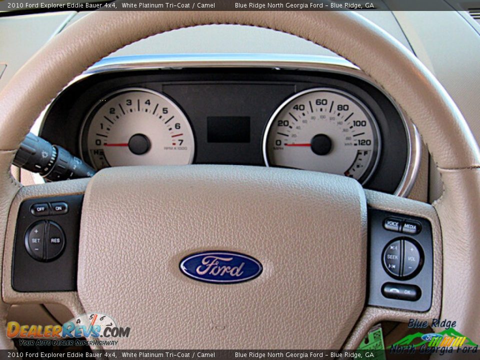 2010 Ford Explorer Eddie Bauer 4x4 Steering Wheel Photo #18