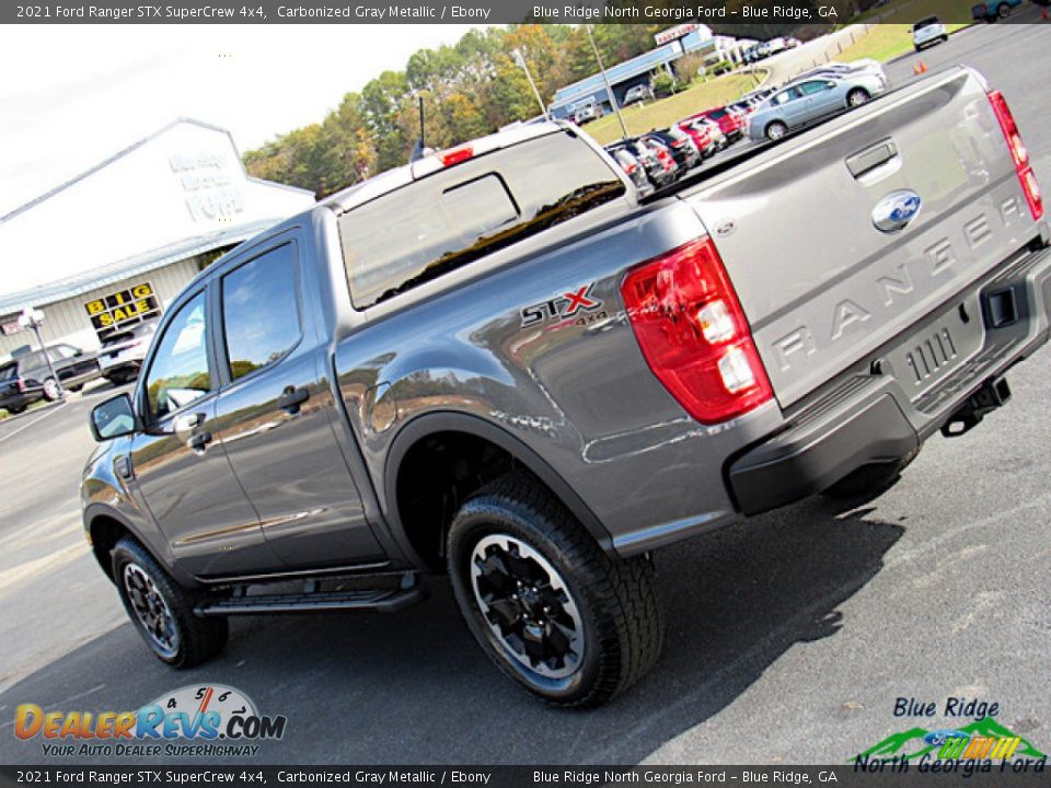 2021 Ford Ranger STX SuperCrew 4x4 Carbonized Gray Metallic / Ebony Photo #29