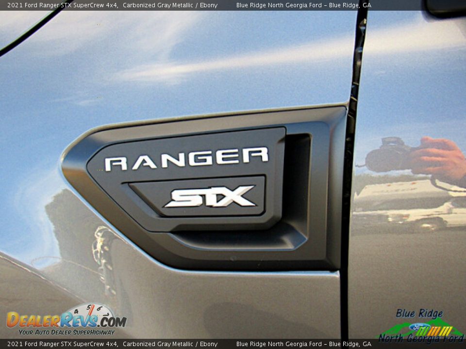 2021 Ford Ranger STX SuperCrew 4x4 Carbonized Gray Metallic / Ebony Photo #30