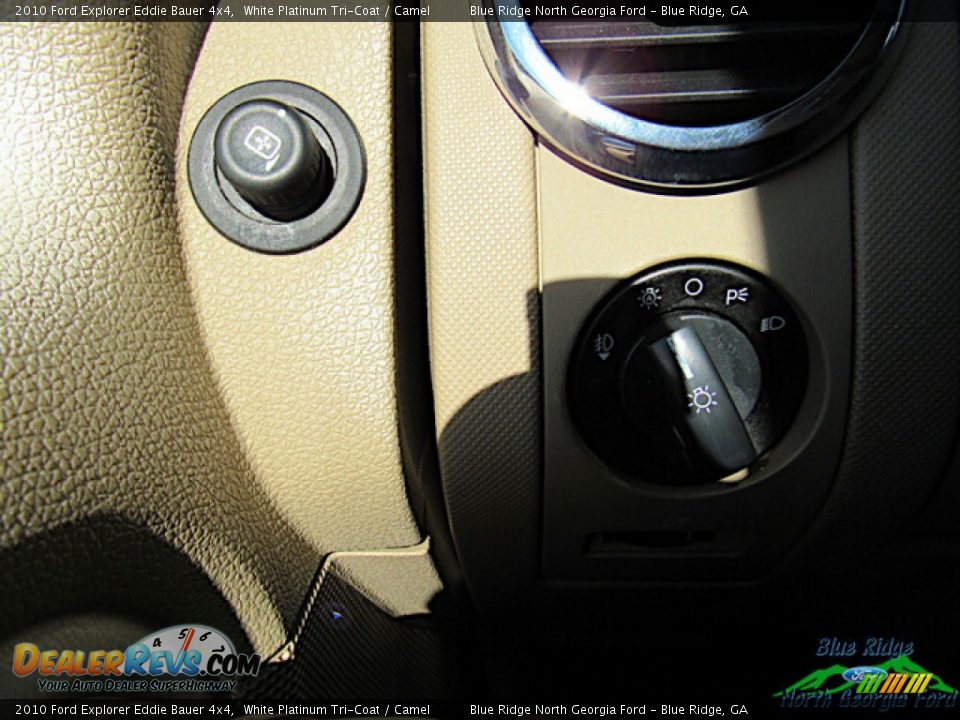 2010 Ford Explorer Eddie Bauer 4x4 White Platinum Tri-Coat / Camel Photo #22