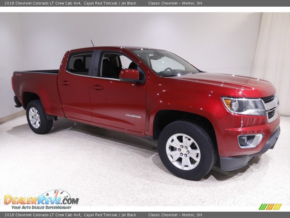 2018 Chevrolet Colorado LT Crew Cab 4x4 Cajun Red Tintcoat / Jet Black Photo #1