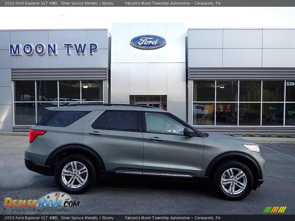 2020 Ford Explorer XLT 4WD Silver Spruce Metallic / Ebony Photo #1