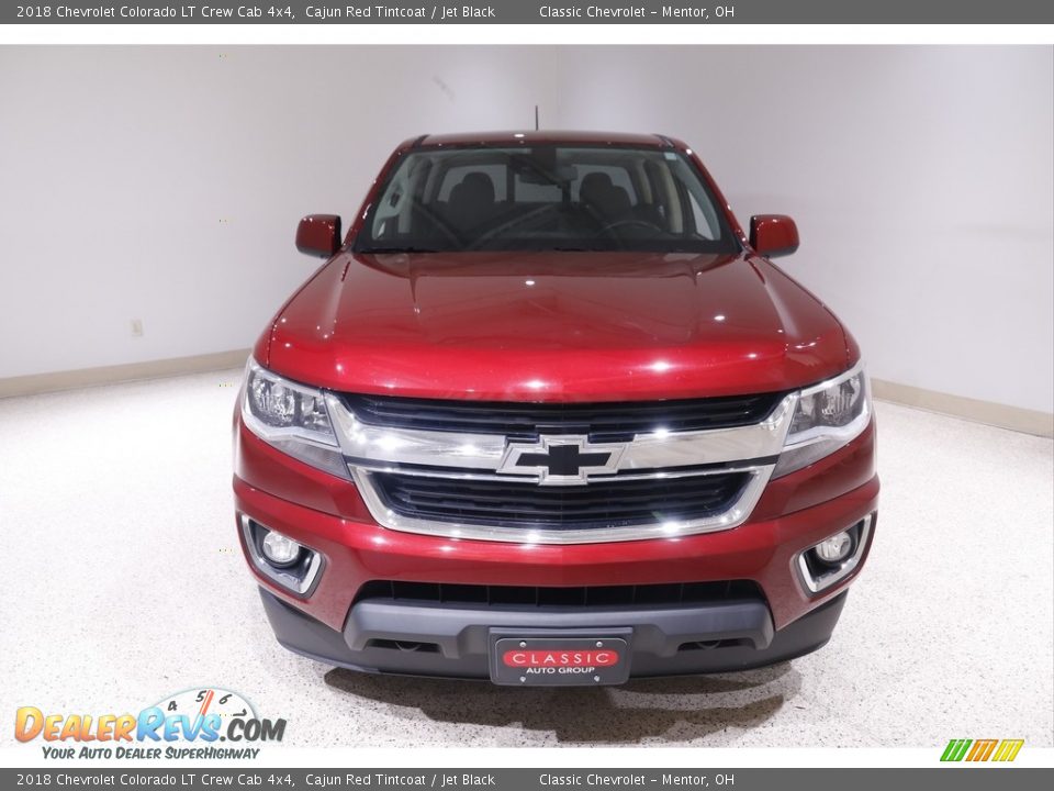 2018 Chevrolet Colorado LT Crew Cab 4x4 Cajun Red Tintcoat / Jet Black Photo #2